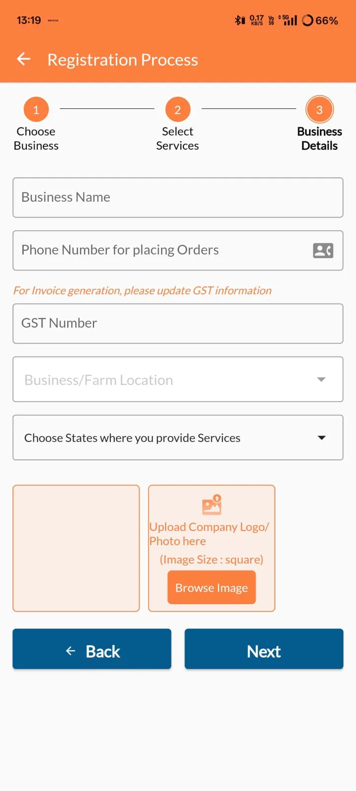 Eggora business leads screen